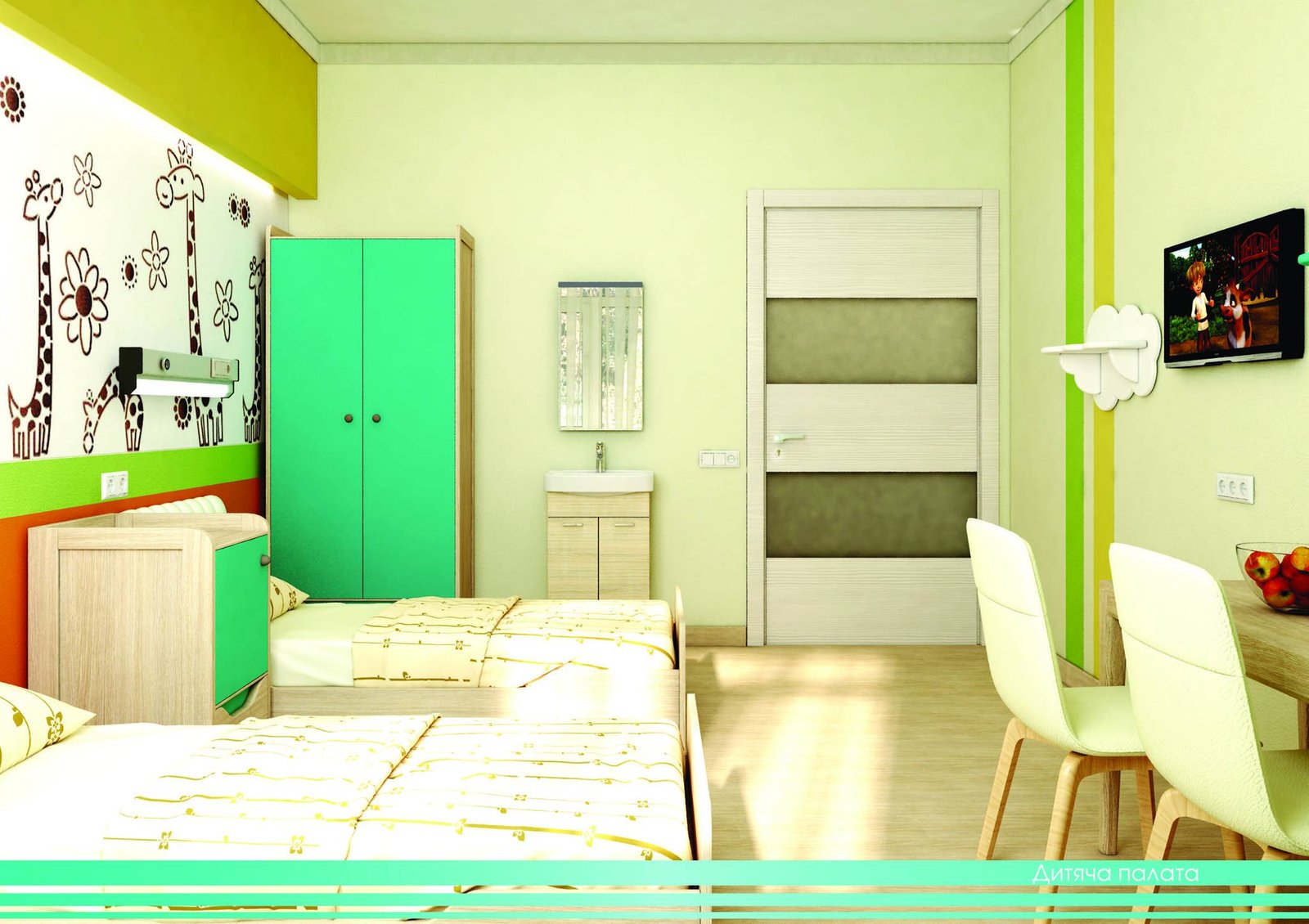 Малыши смогут посмотреть мультфильмы прямо в палате