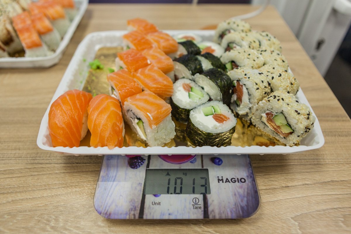 Вес набора Сяке