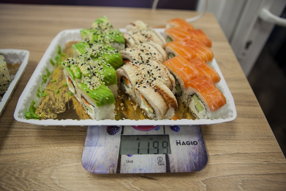 Набор Дракон весил 1 199 грамм