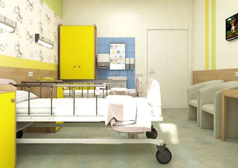 Для маленьких пациентов построят комфортные и яркие помещения Для маленьких пациентов построят комфортные и яркие помещения
