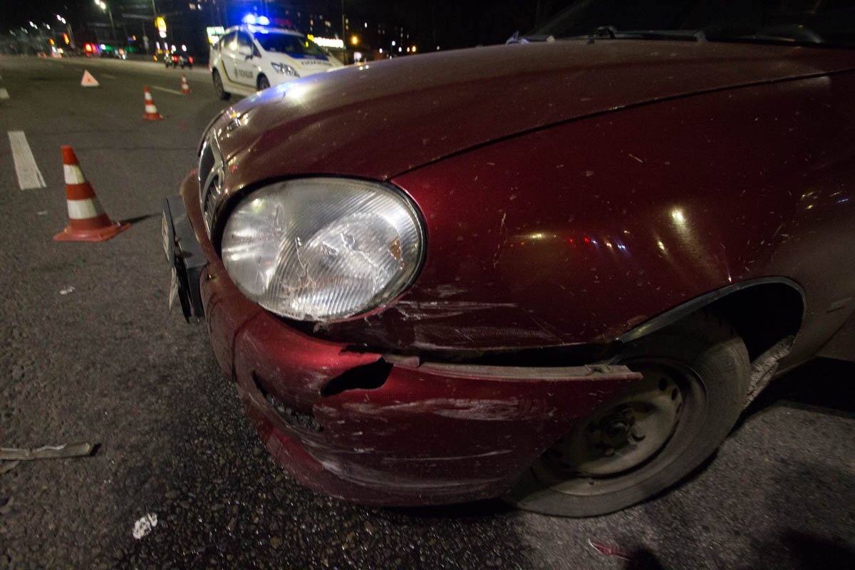 Daewoo Lanos пострадал в аварии меньше всего