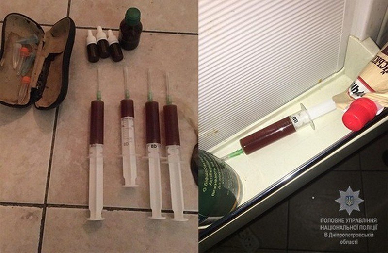 У злоумышленника обнаружили 100 мл ацетилированного опия в медицинских шприцах