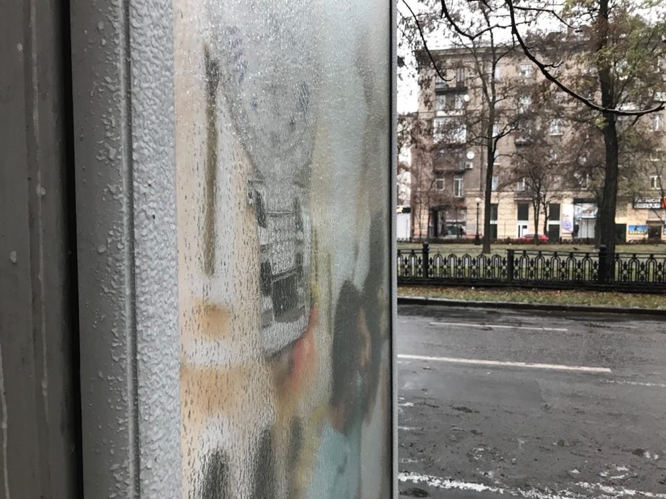 Ситилайты тоже покрыты льдом