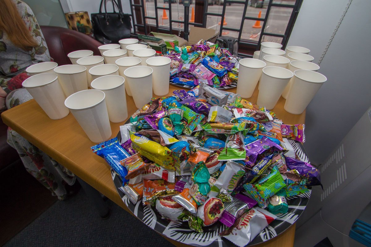 На мероприятии были бесплатные угощения