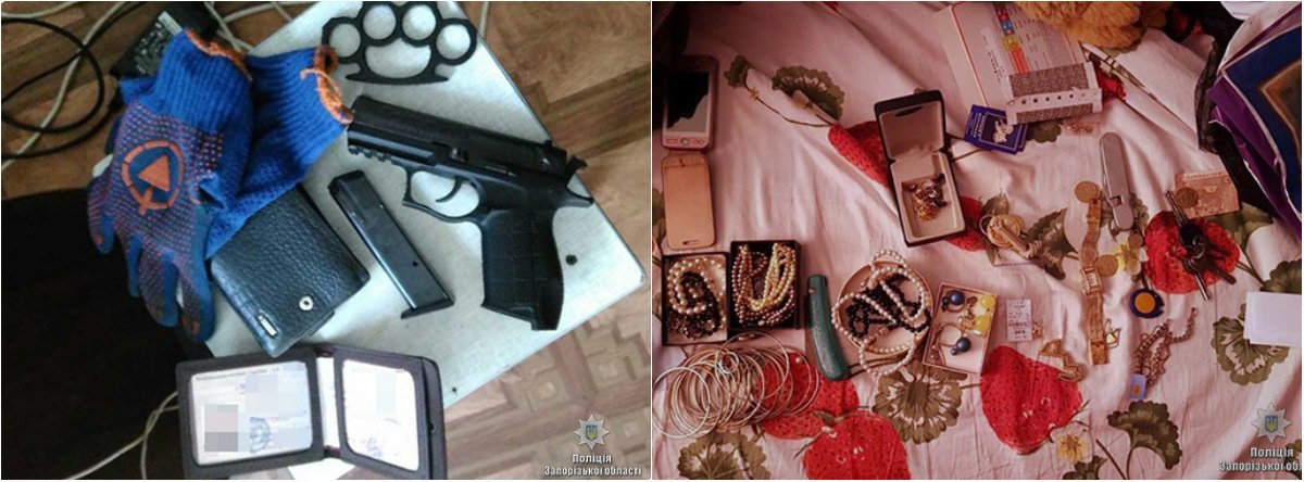 У грабителей нашли украденные вещи У грабителей нашли украденные вещи