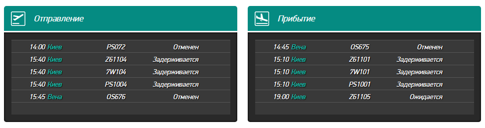 Из аэропорта Днепра отменили некоторые вылеты 1