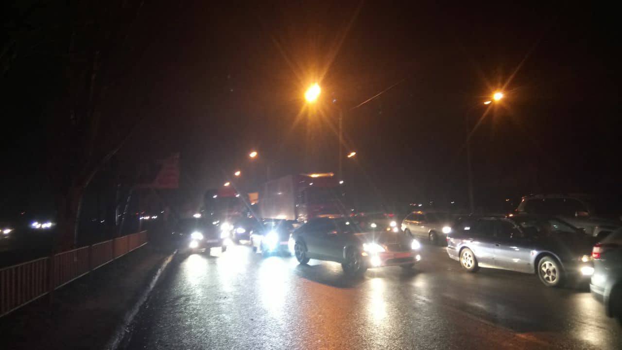 Пробка на Донецком шоссе