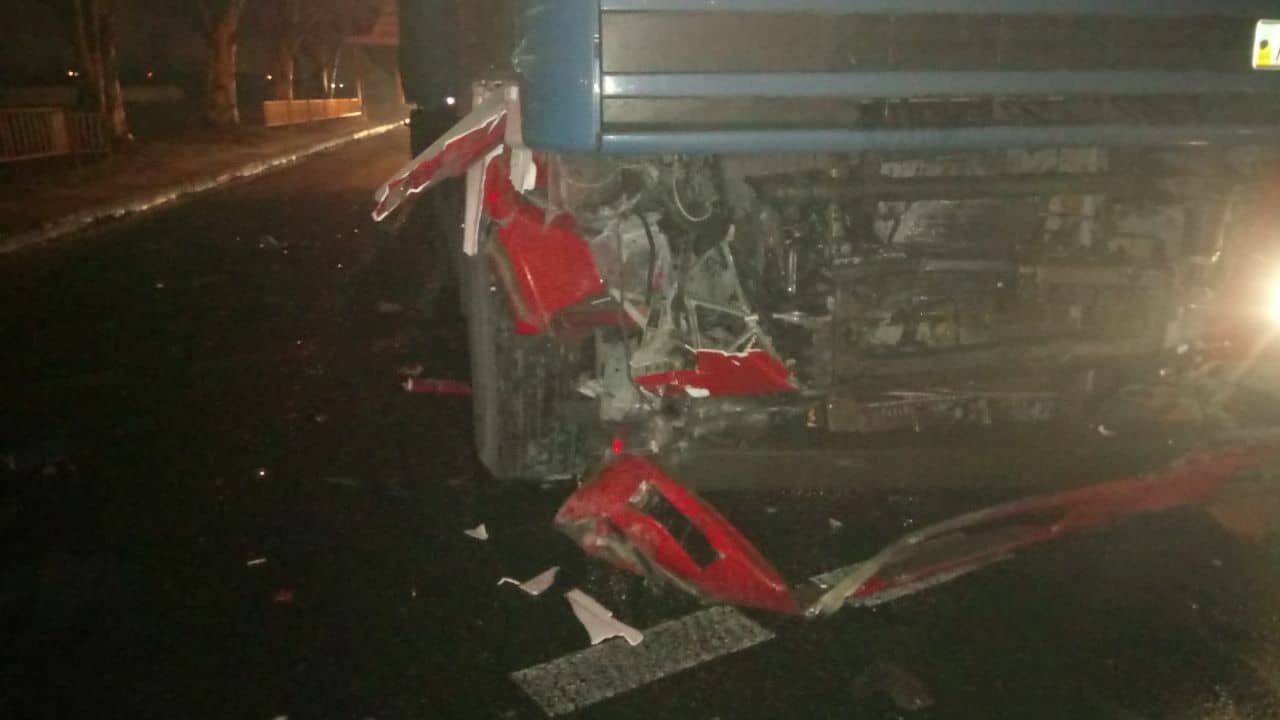 Повреждения грузовика