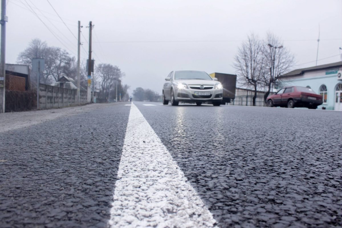 Отремонтированный участок дороги Днепр - Павлоград - Донецк Отремонтированный участок дороги Днепр - Павлоград - Донецк