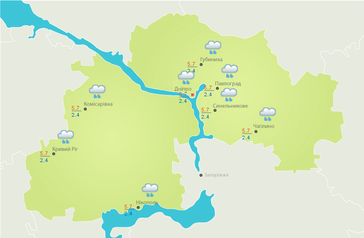 Погода на 3 декабря: в Днепре будет пасмурно 1