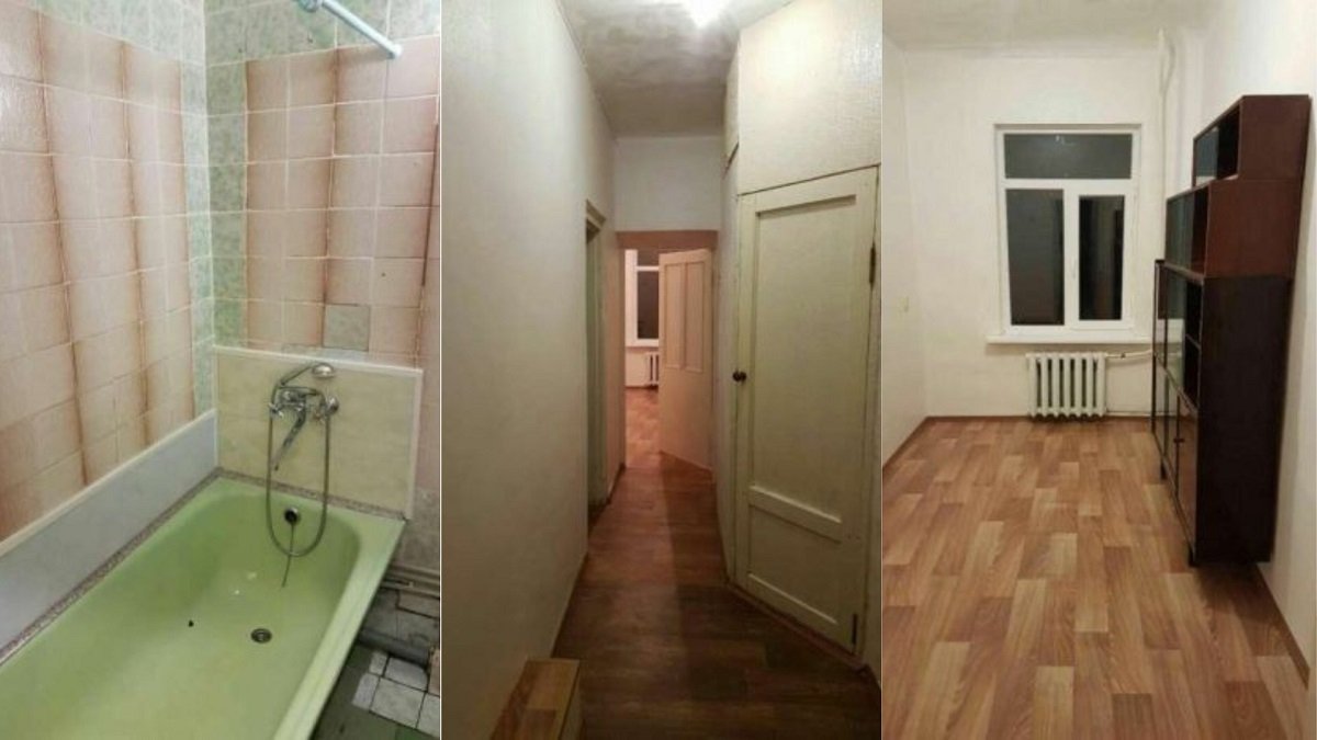 Мебели в квартире практически нет, только шкафы