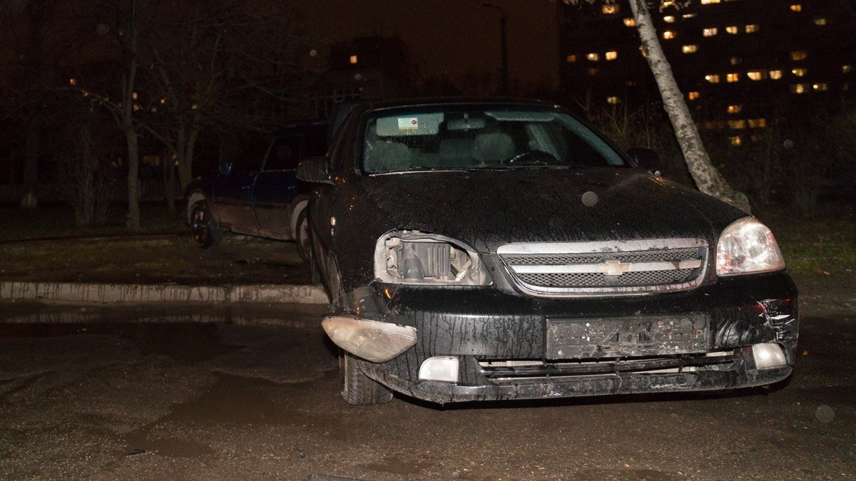 Все машины значительно пострадали