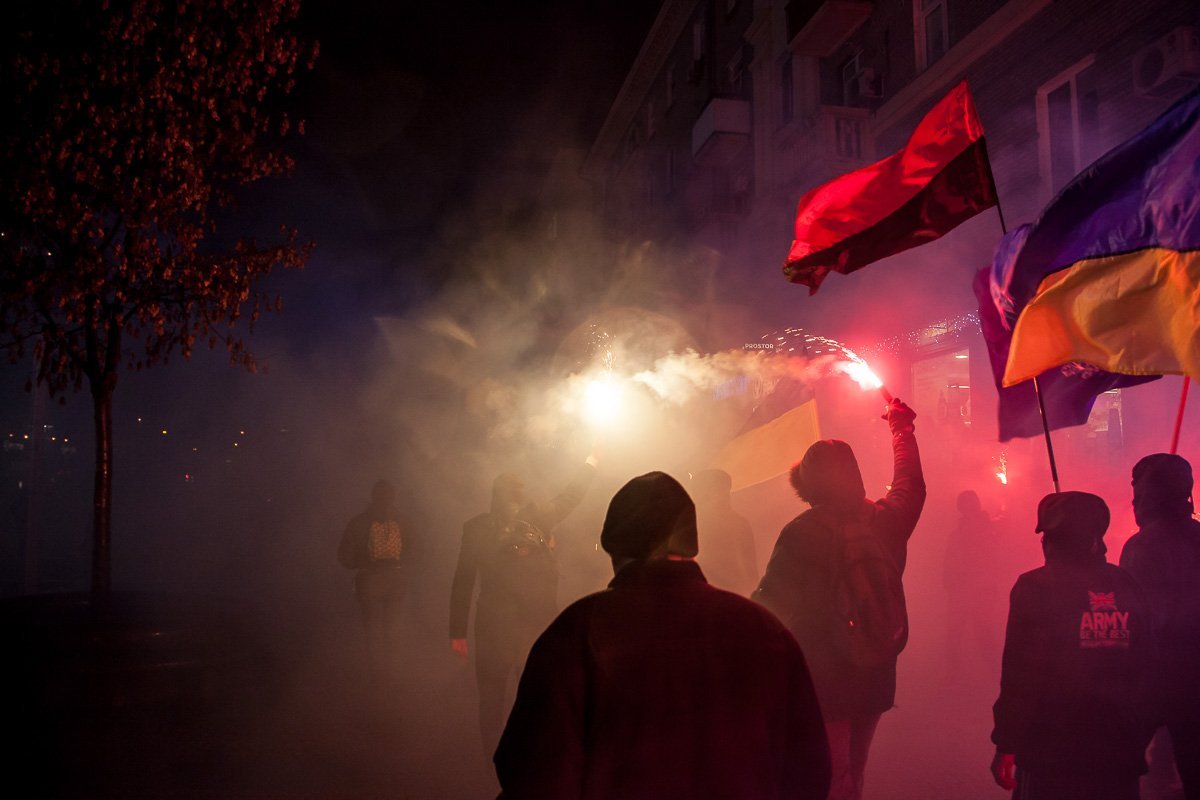 Шествие двигалось по проспекту Дмитрия Яворницкого