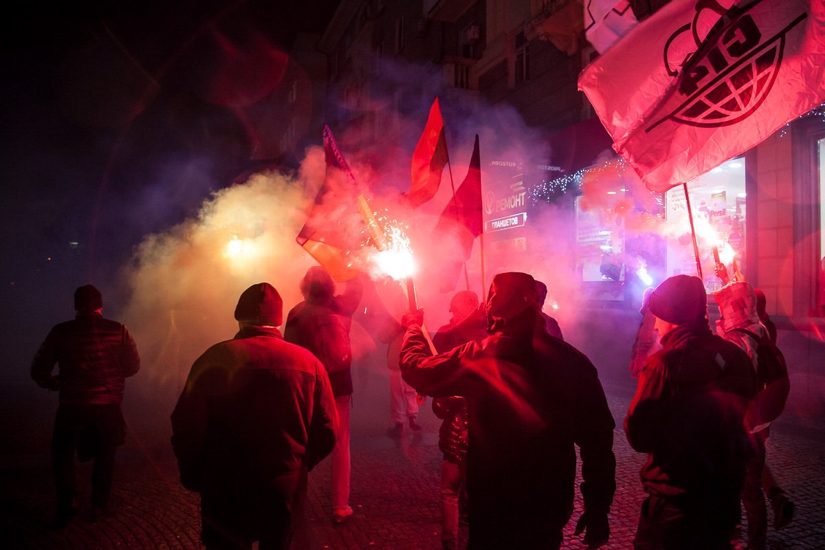 В марше принимали участие 3 организации