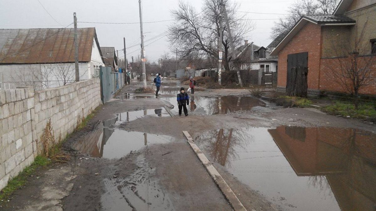 Когда-то здесь была асфальтированная дорога