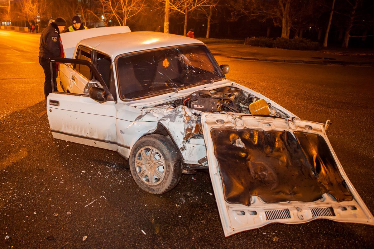 Пассажиры, которые находились в салоне ВАЗ, пострадали