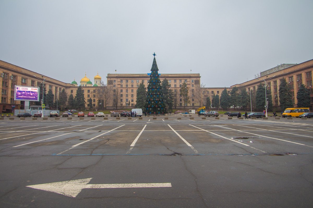 Зима уже постучалась в Днепр