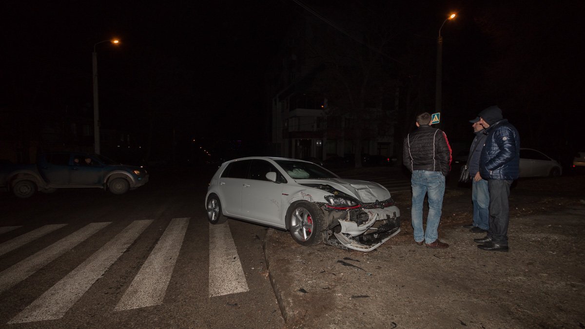 В зимнее время года в Днепре большое количество аварий 