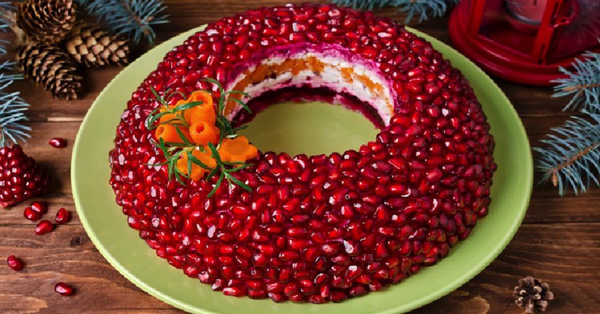 Рецепты вкусных салатов на Новый год 2018 с фотографиями 1