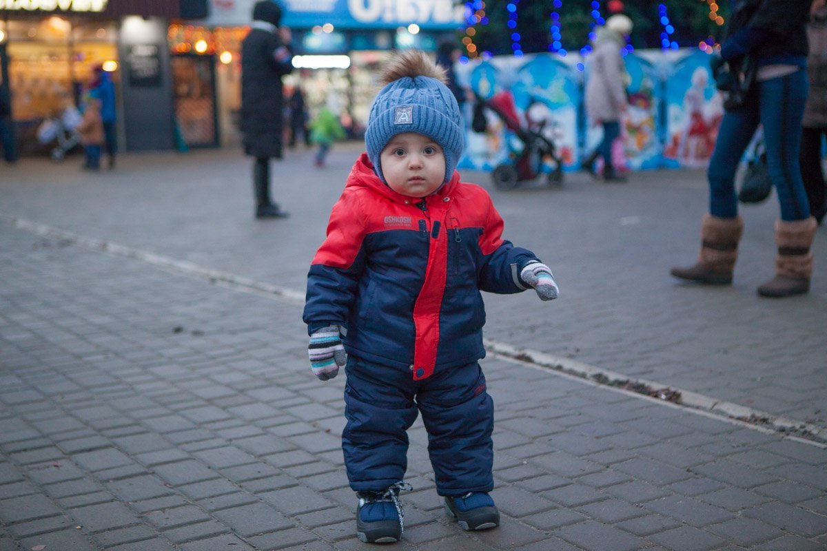 На празднике были даже самые маленькие