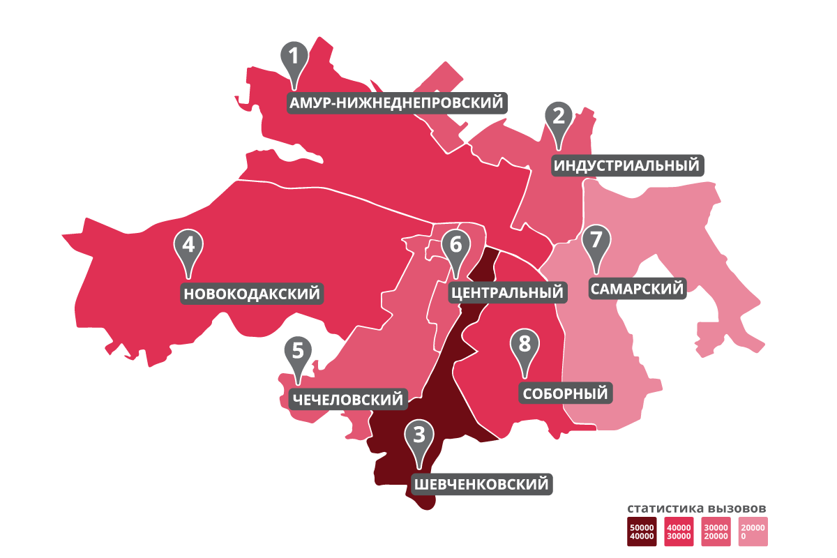 Границы районов © Участники OpenStreetMap