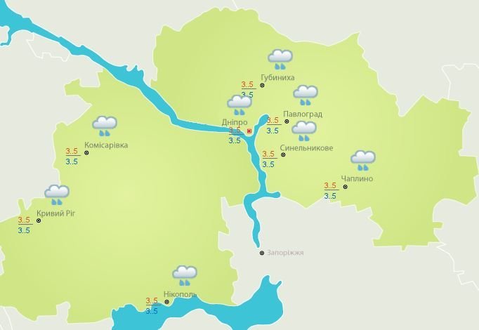 Погода на 30 декабря: в Днепре будет облачно 1