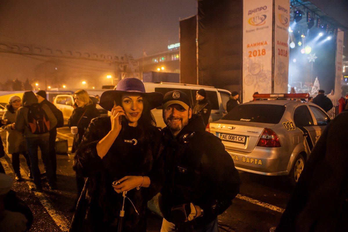 Днепряне отмечали Новый год с отличным настроением Днепряне отмечали Новый год с отличным настроением