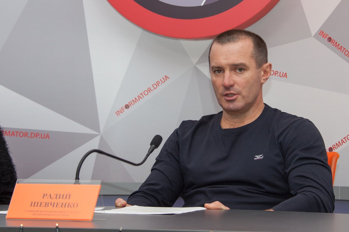 Главный врач областного центра медицины катастроф Радий Шевченко Главный врач областного центра медицины катастроф Радий Шевченко
