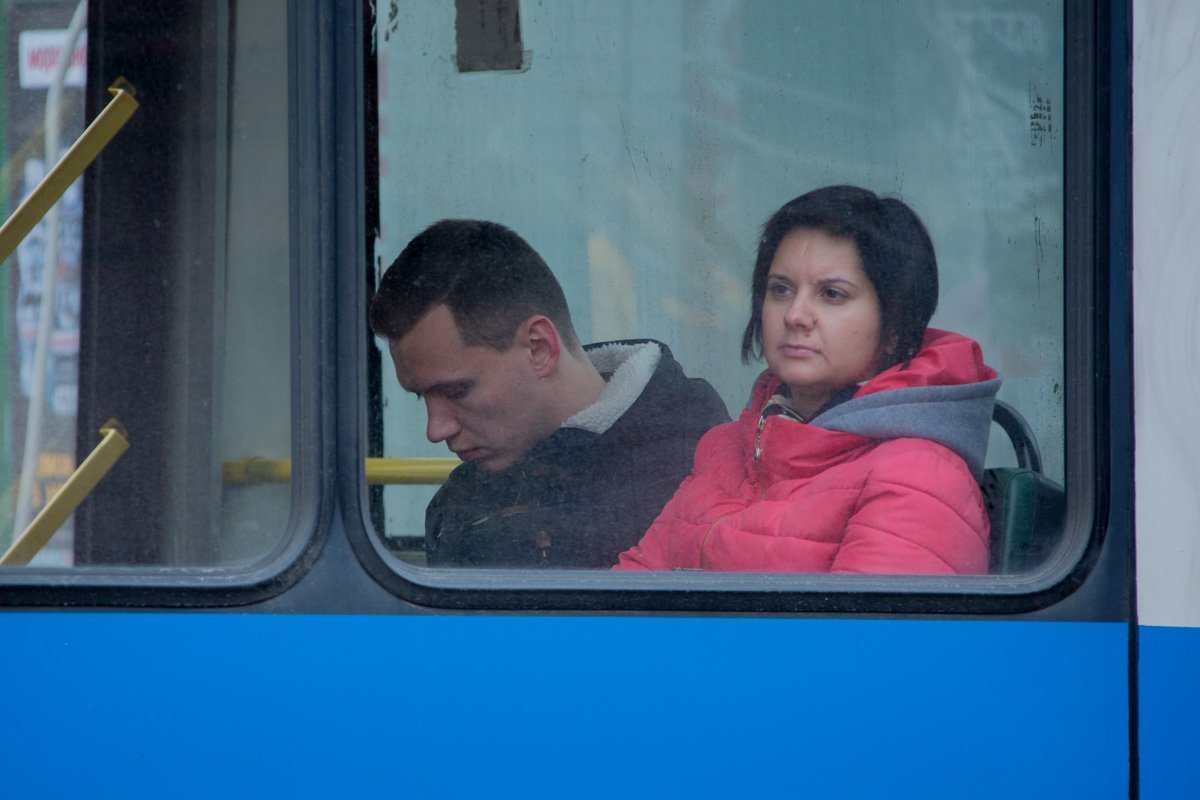 Праздничный трамвай уже не такой уж праздничный