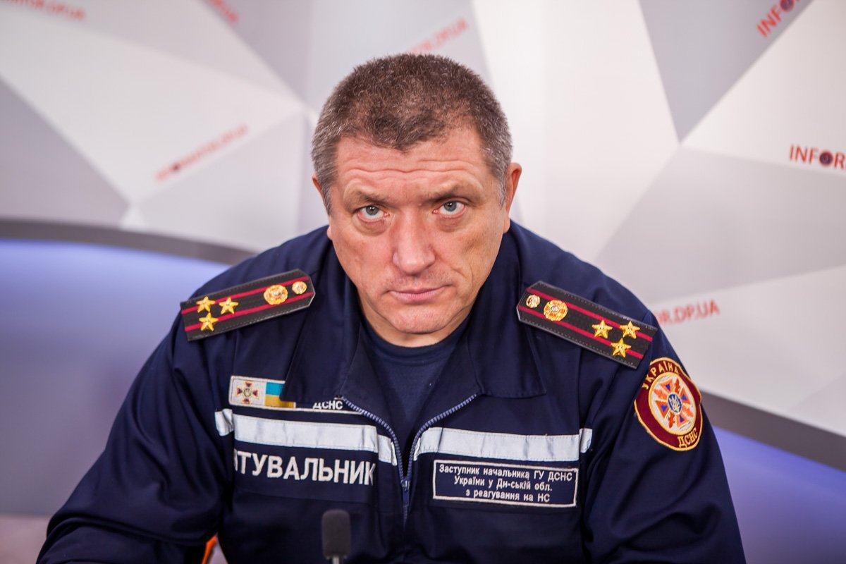 Александр Шевченко, заместитель начальника ГСЧС Украины в Днепропетровской области Александр Шевченко, заместитель начальника ГСЧС Украины в Днепропетровской области