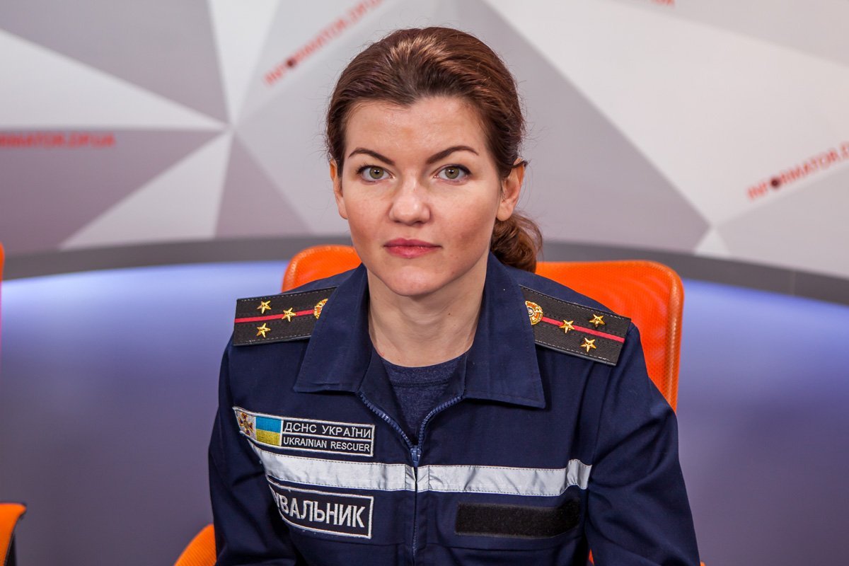 Пресс-секретарь ГСЧС в Днепре и области Дарья Гречищева