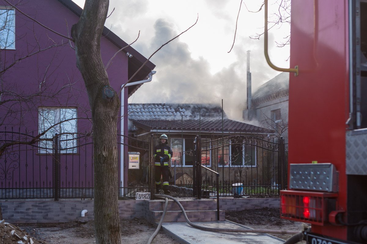 Пока пожар не ликвидирован