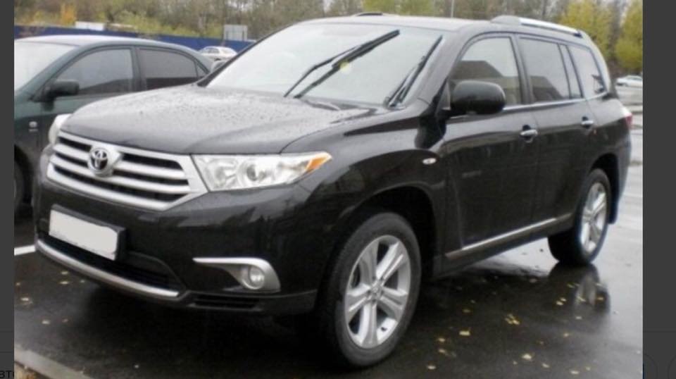 Угнанный Toyota Highlander