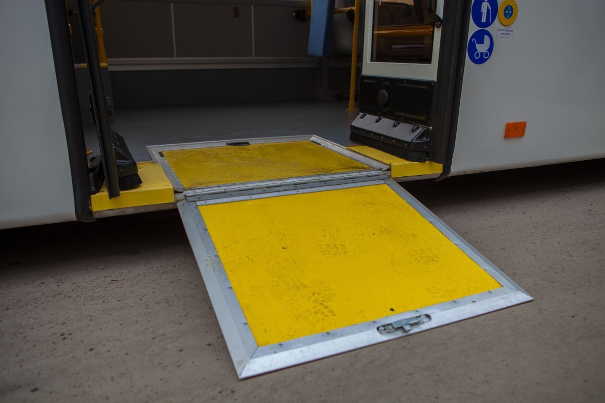 Новый транспорт оснащен пандусами