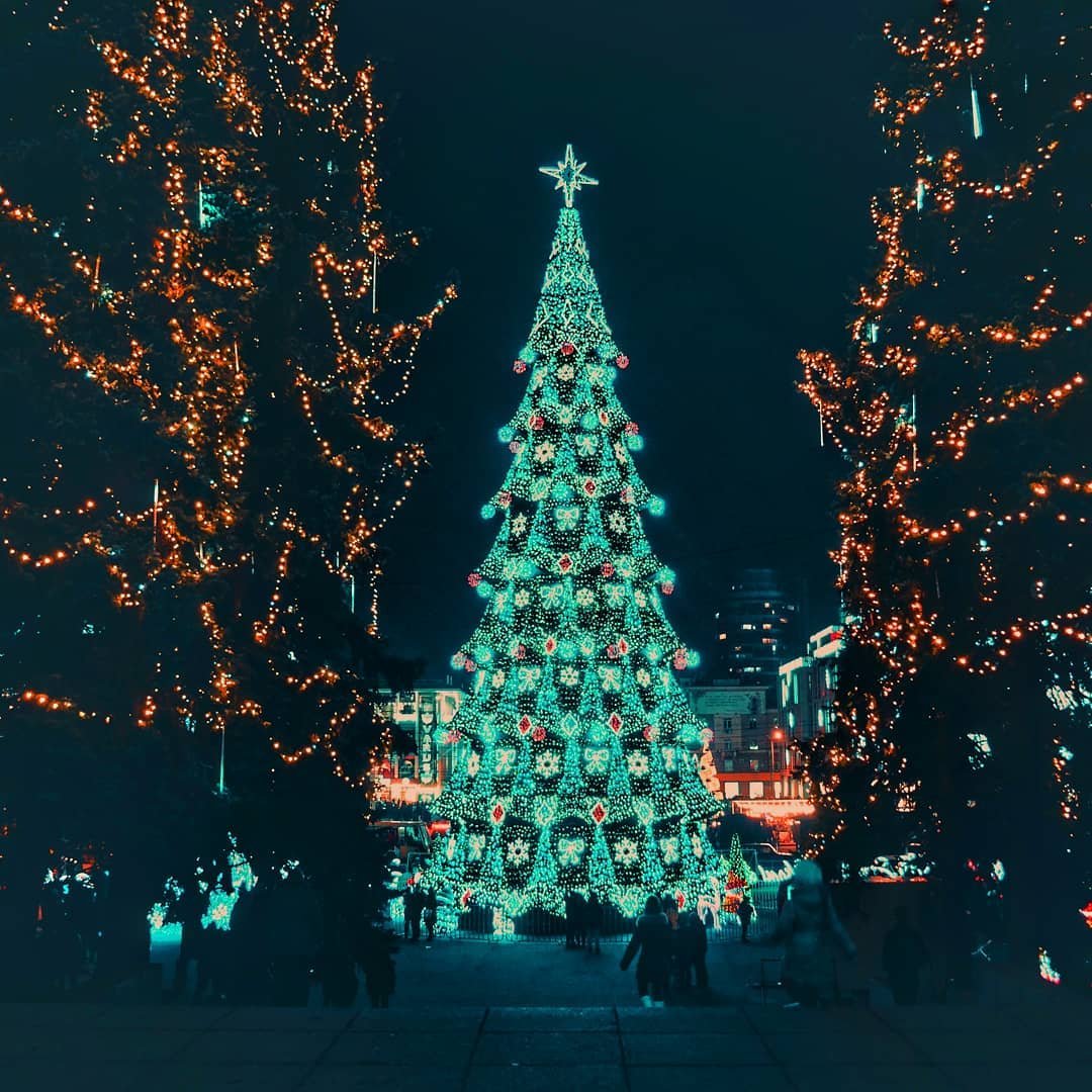 Главная елка на площади Героев Майдана, фото: alenka.kozyreva