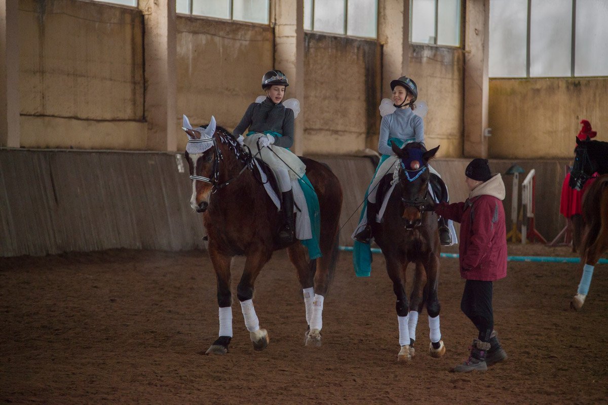 Юные жокеи показывали свое мастерство Юные жокеи показывали свое мастерство