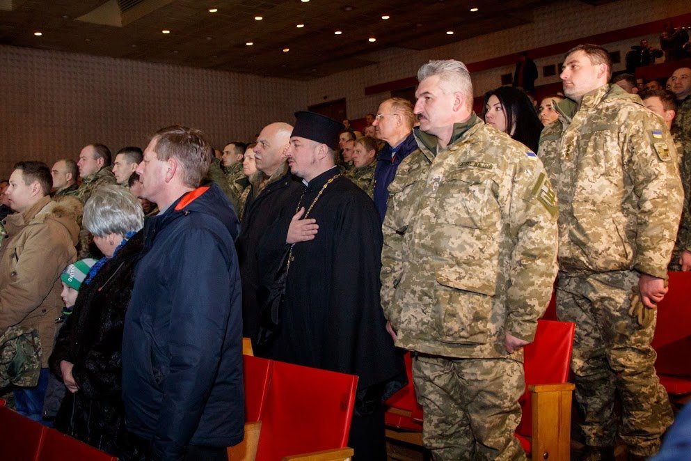 В Днепре поздравили военных В Днепре поздравили военных