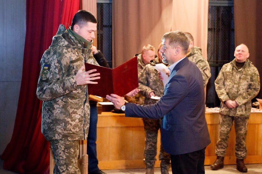 Участников АТО поздравили с возвращением Участников АТО поздравили с возвращением