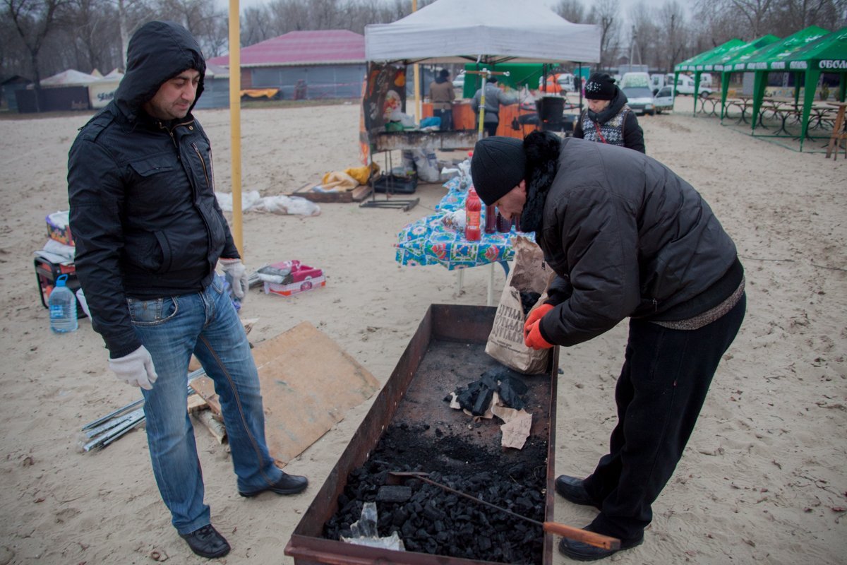 На пляже будут угощения на любой вкус