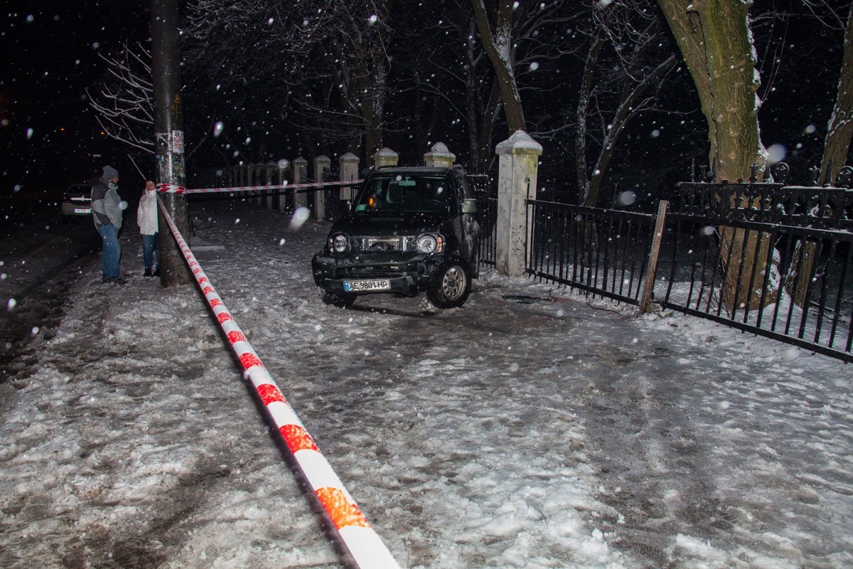 Место происшествия огородили конусами и лентами