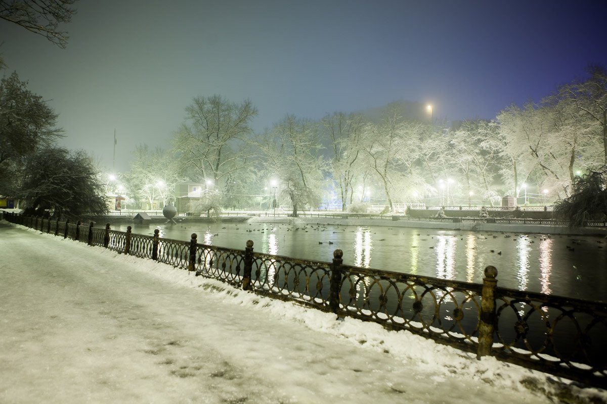 Зимой грань между ночью и днем размыта