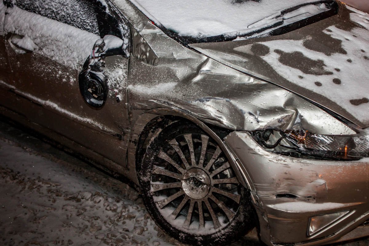 Повреждения автомобиля Honda