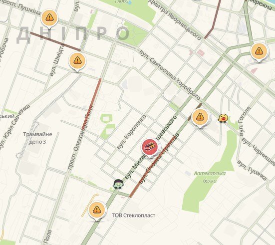 В центральной части города пробки В центральной части города пробки