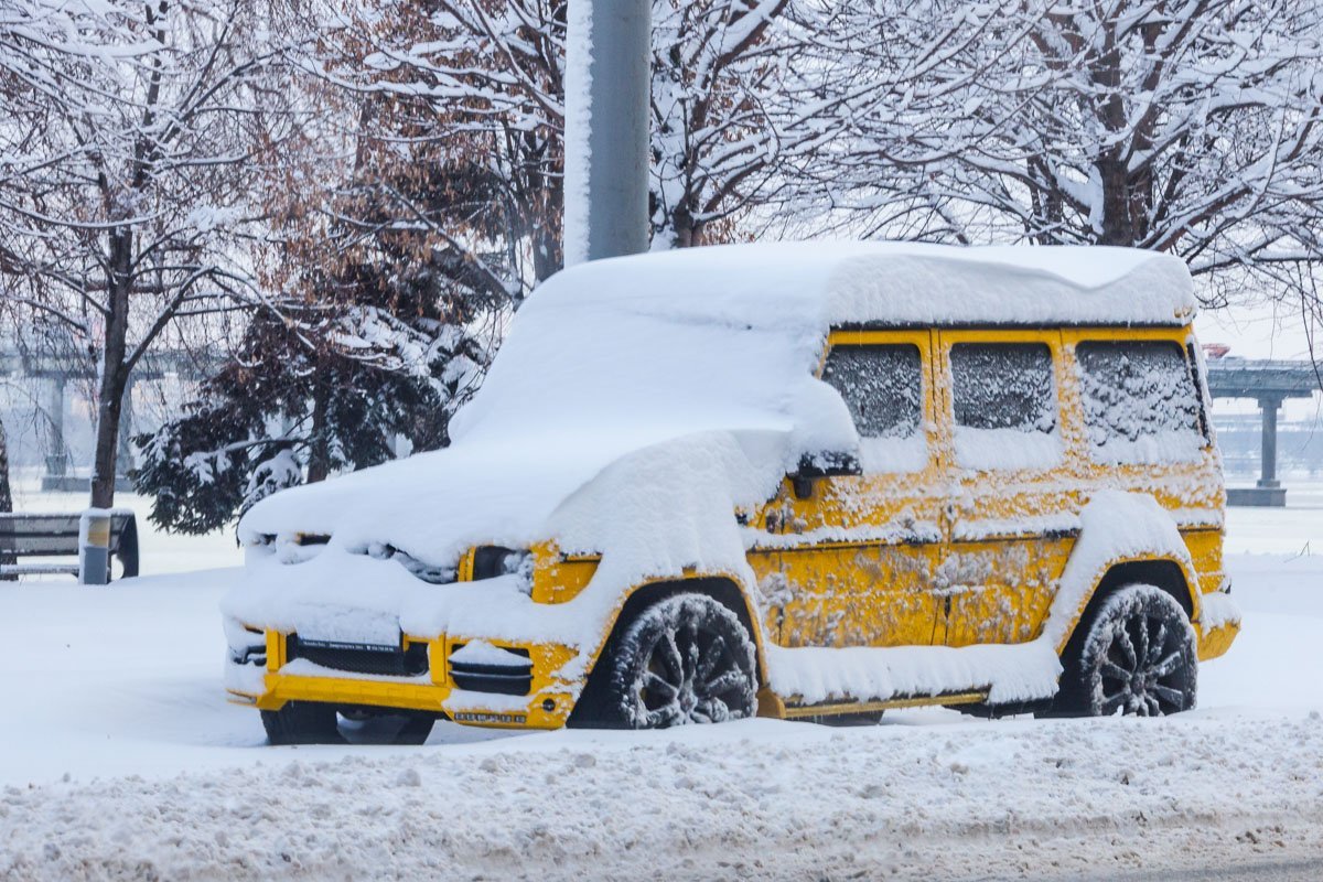 Машина-сугроб