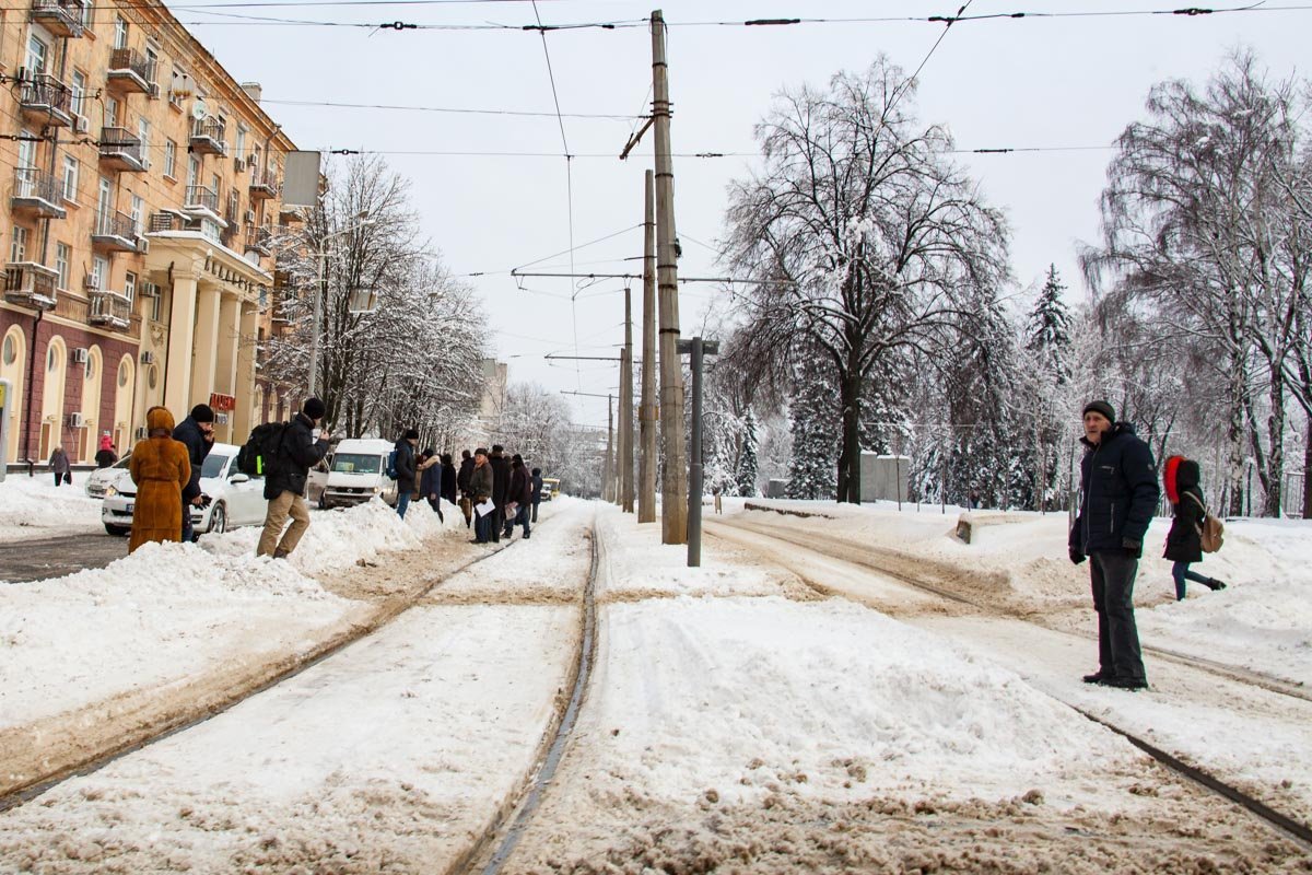 Теперь жители Днепра сполна насладятся снегом