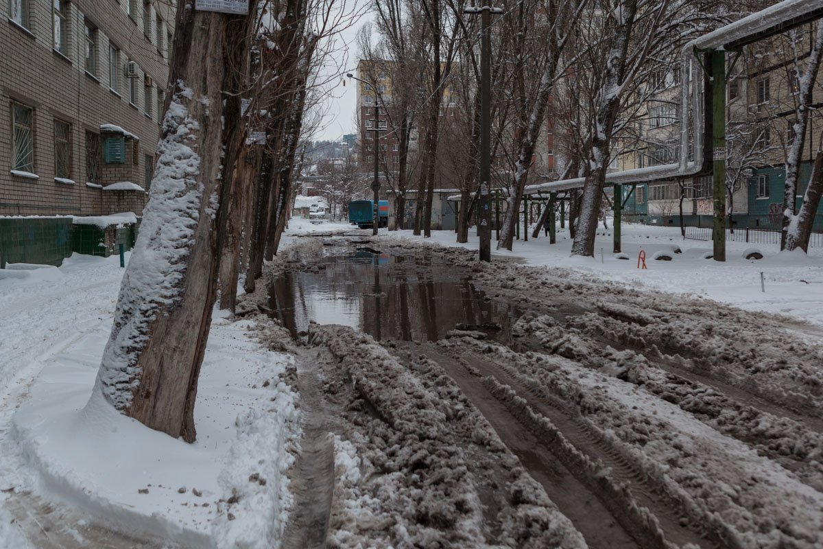Авария в районе поликлиники Авария в районе поликлиники