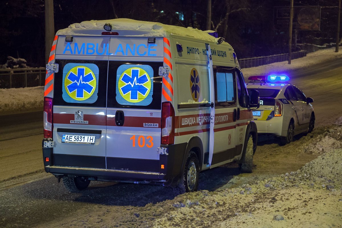 Во время аварии женщина ударилась головой