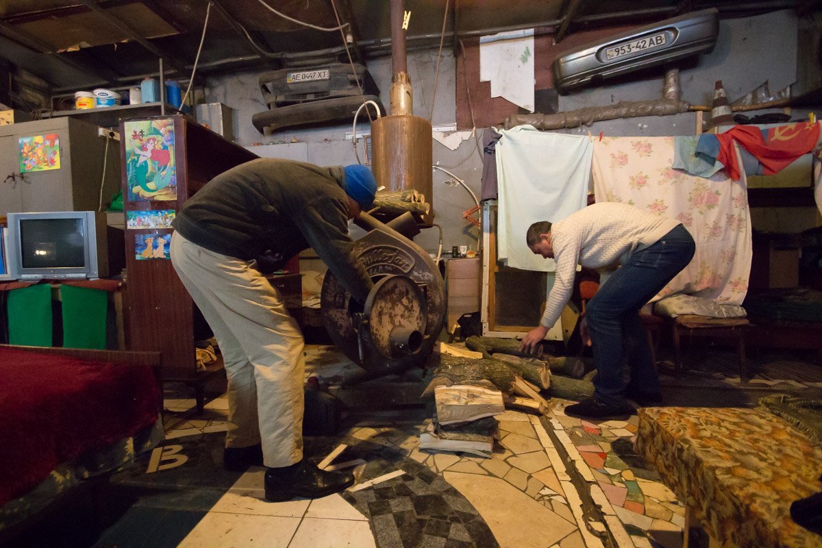 Так топится печь