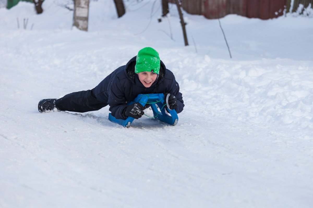Интереснее кататься вперед головой