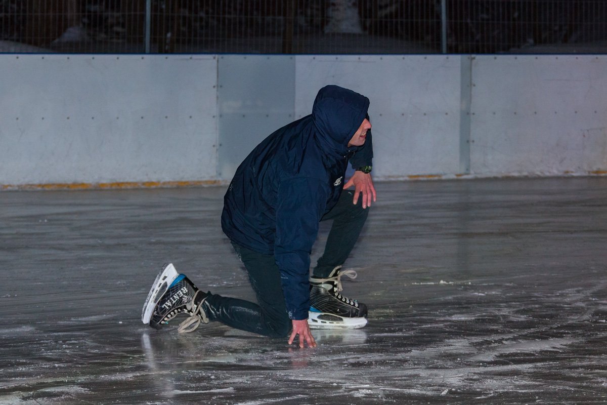 Не обошлось и без падений